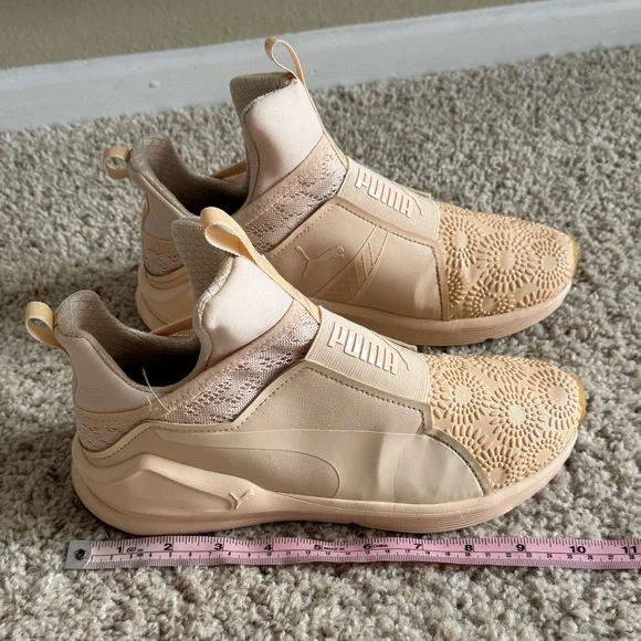 Puma Fierce KRM Womens Cream Textile
Slip On Cross Training Shoes Size 8 - Picture 6 of 14